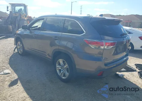 2016 Toyota Highlander Limited V6 from USA, damaged, VIN 5TDDKRFH7GS354263
